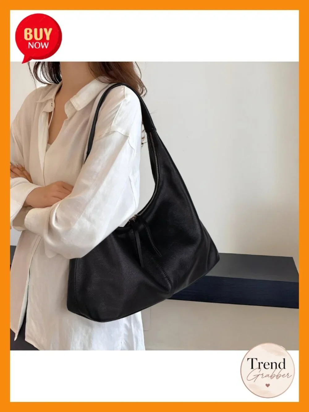 Ultra Soft Leather Slouchy Hobo Tote Bag Shoulder Purse for Women